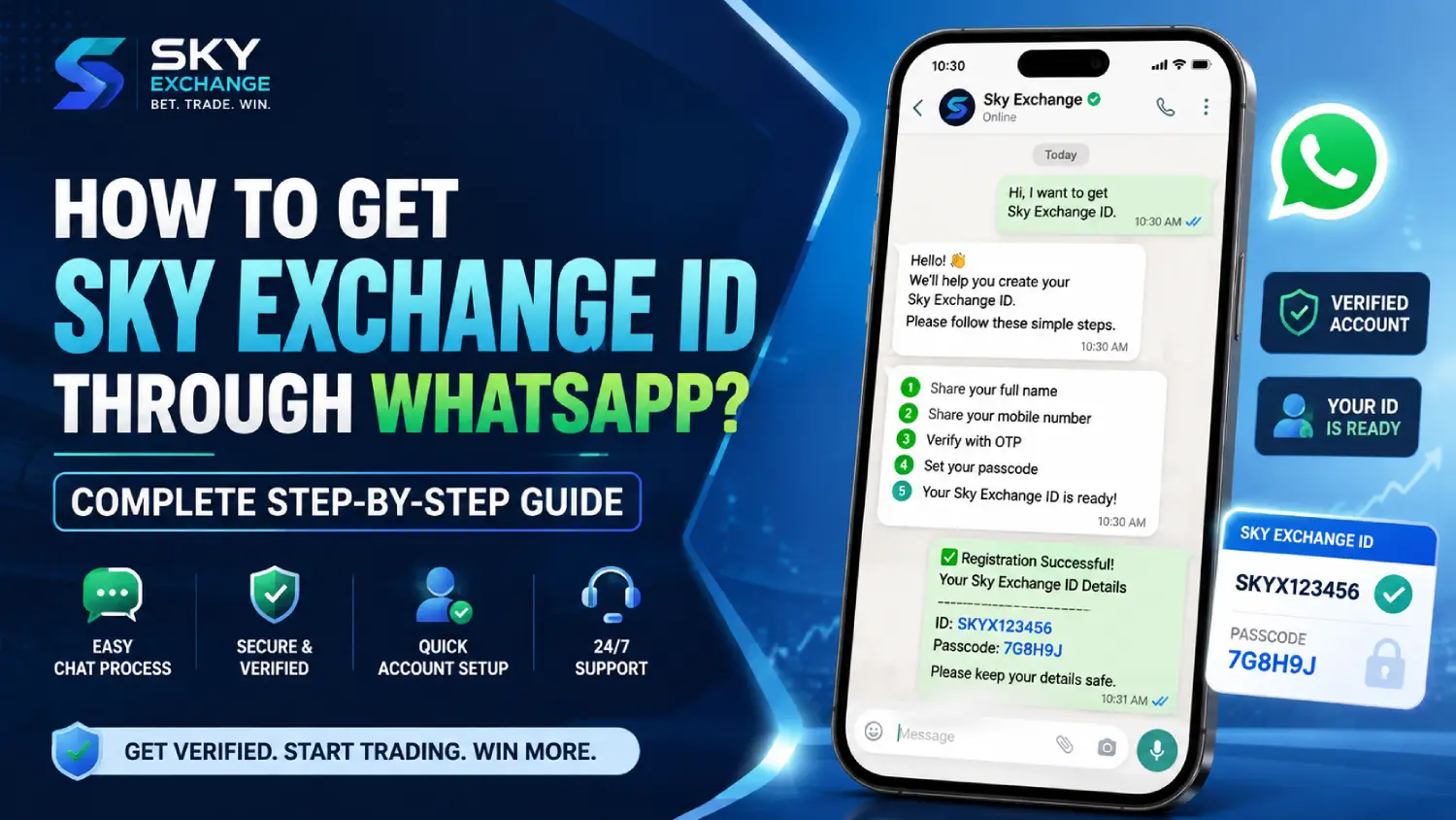 Sky Exchange WhatsApp ID Guide