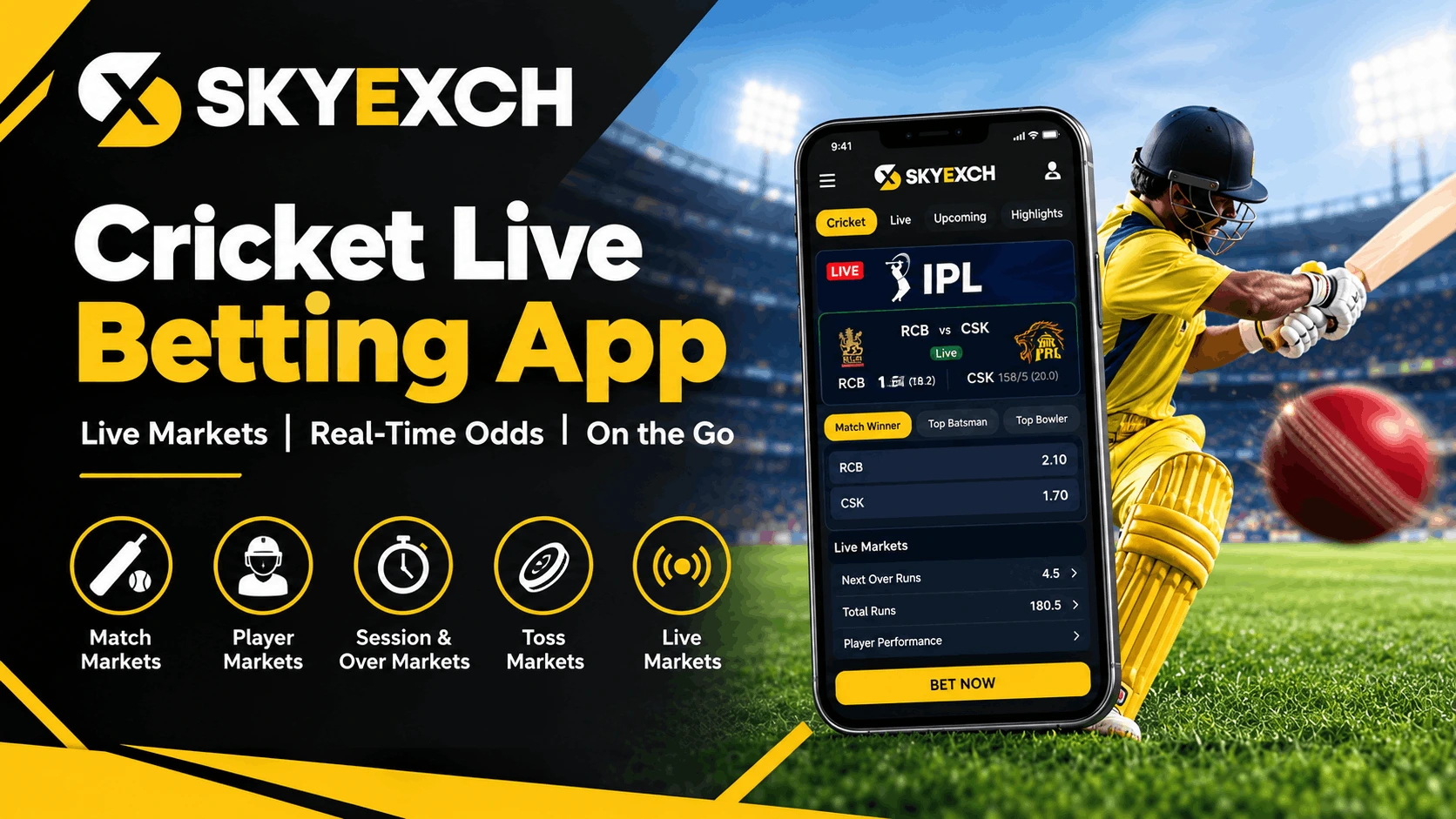 Cricket Live Betting App